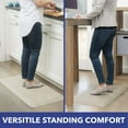 thumbnail image 6 of SoHome Air Step Anti-Fatigue Standing Mat, Great for Home, Kitchen and Office, Commercial Grade Non Slip Backing, 3/4 Inch Thick, Phthalate Free, Supports Foot, Knee, and Back,&nbsp;20"x32" Beige, 6 of 7