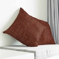 thumbnail image 3 of Dark Brown Pillow Covers 18x18 Inch Decorative Throw Pillow Cover, Vintage Country Monochrome Chocolate Color Sofa Pillowcases Accent Cushion Case Home Decor Bedroom Living Room, 3 of 6