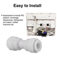 thumbnail image 3 of 1/4 Inch Straight Quick Connect Water Tube Filter Fittings RO Filter Hose Connector Water Purifier Pipe Joint Reverse, 3 of 7
