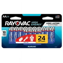Rayovac High Energy Alkaline, AA Batteries, 24 Count