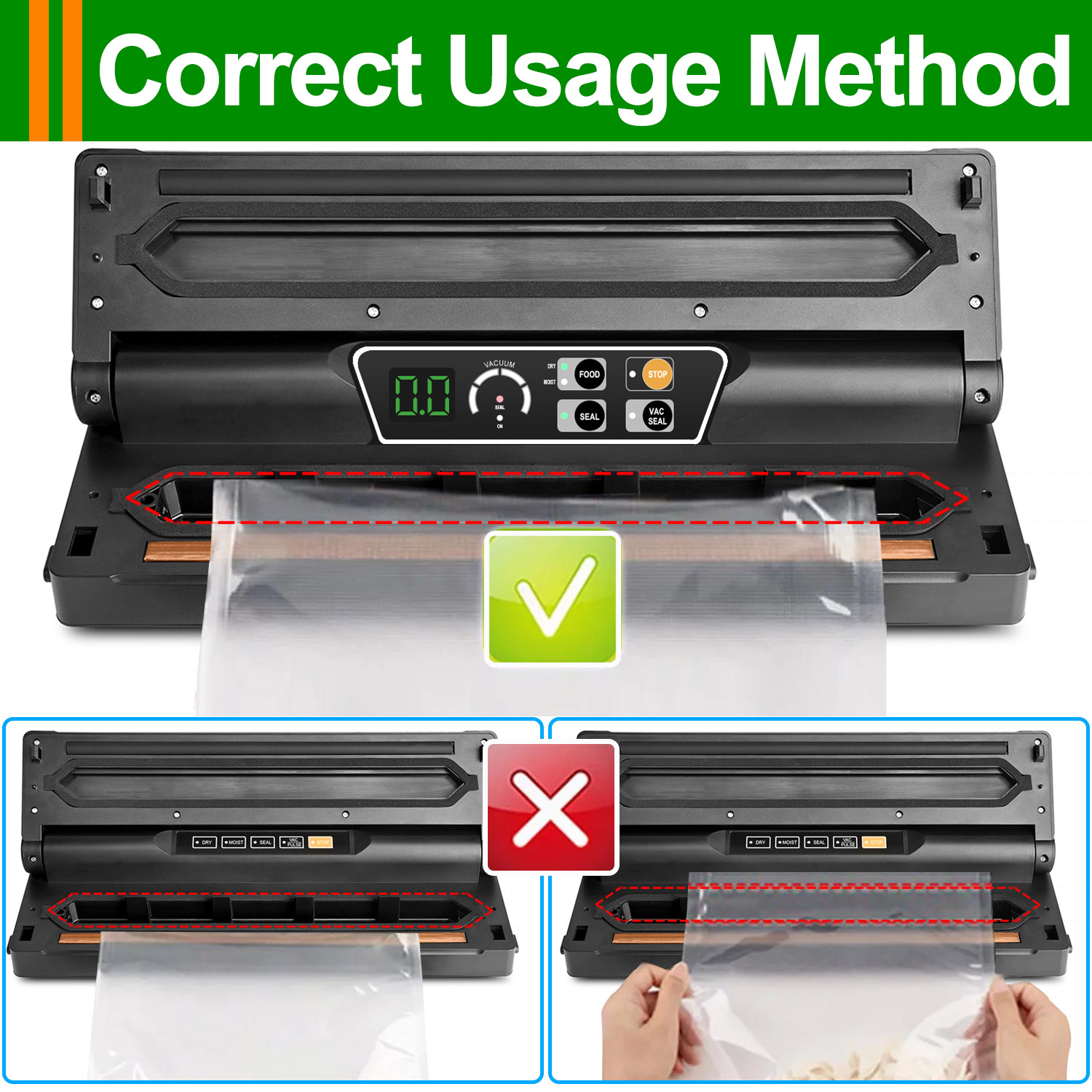 Camkey Food Vacuum Sealer Machine with Bags photo 2