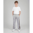 thumbnail image 4 of Real Essentials 3 Pack: Boys' Tricot Open Bottom Sweatpants - Athletic Running Pants with Pockets for Kids Teens Youth, 4 of 7