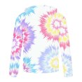 thumbnail image 5 of Sudadera para hombre Sudaderas de otoño Casual Sports Fitness Pullover Capucha Half-Zip Gradient Tie-Dye Print Odeerbi ODB-5, 5 of 5