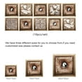 thumbnail image 4 of wall adhesive tile flower pattern wall tile mural tile decor wall tile sticker vinyl flower wall tile, 4 of 9