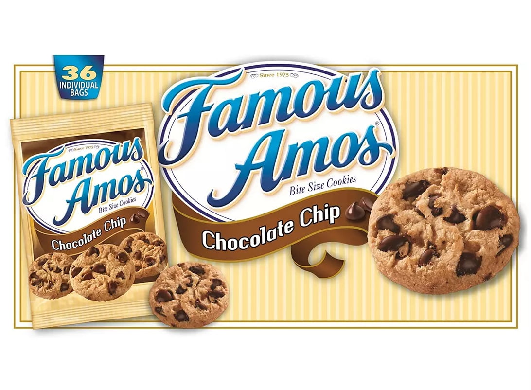 Famous Amos BiteSize Chocolate Chip Cookies, 36 pk.