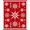 Red, Pattern 1, variant on ODIKA 4'x6' Machine Washable Non-Slip Area Rug, Festive Scripted Merry Design with Interlocking Evergreen Branches High Traffic Rug with Pad, Green, 638554