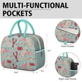thumbnail image 6 of Lunch Bag Lunch Box for Women Reusable Insulated Lunch Bags,Water-Resistant Crab Shrimp Fish Lobster Cooler Lunch Tote Bag, Large Capacity for Work Travel Picnic, 6 of 6