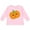 AD-Pink, variant on Inktastic Smiling Pumpkin, Halloween, Orange Pumpkin Boys or Girls Long Sleeve Toddler T-Shirt