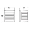 thumbnail image 2 of Hella Marine Stern Navigation Lamp- Incandescent - 2nm - Black Housing - 12V, 2 of 2