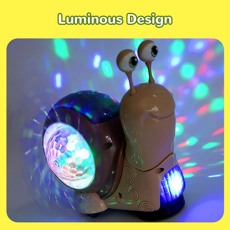 Luminous Snail Toy,2025 New Electric Snail Toy Tummy Time Luminous Snail Toy,2025 New Electric Snail Toy Tummy Time