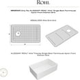 thumbnail image 3 of Rohl Allia Wire Sink Grid for AL3220AF1 Kitchen Sink in Stainless Steel - WSGAL3220SS, 3 of 5