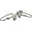 Satin Nickel, variant on 2 Pack Ornate Ginkgo Leaf Curtain Holdbacks Metal Window Drapery Hooks