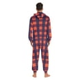 thumbnail image 7 of joogoo Orange Checkered Unisex Adults Onesies Pajamas Jumpsuits L, 7 of 7