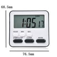 thumbnail image 4 of CCOCC Timer Kitchen Timer with Digital LED Display 60 Minutes Kitchen Timers for Cooking White, 4 of 5