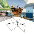ZHAO Camping Cooler Stand Outdoor Camping Box Stand AntiMoisture With