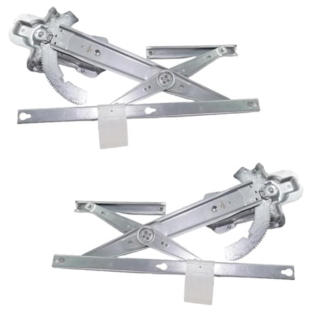 New Front Left and Front Right Window Regulator Compatible With Land Rover Range Rover Base 8 Cyl 4.0L Range S 8 Cyl 4.0L 1995-2004 By LR006374 LR006373