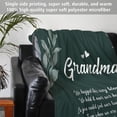 thumbnail image 5 of Blanket Gifts for Grandma, Grandma Birthday Gifts, Mother's Day Present for Grandma from Granddaughter, Grandchildren, We Love You Cozy Throw Blankets 50" x 60", 5 of 7