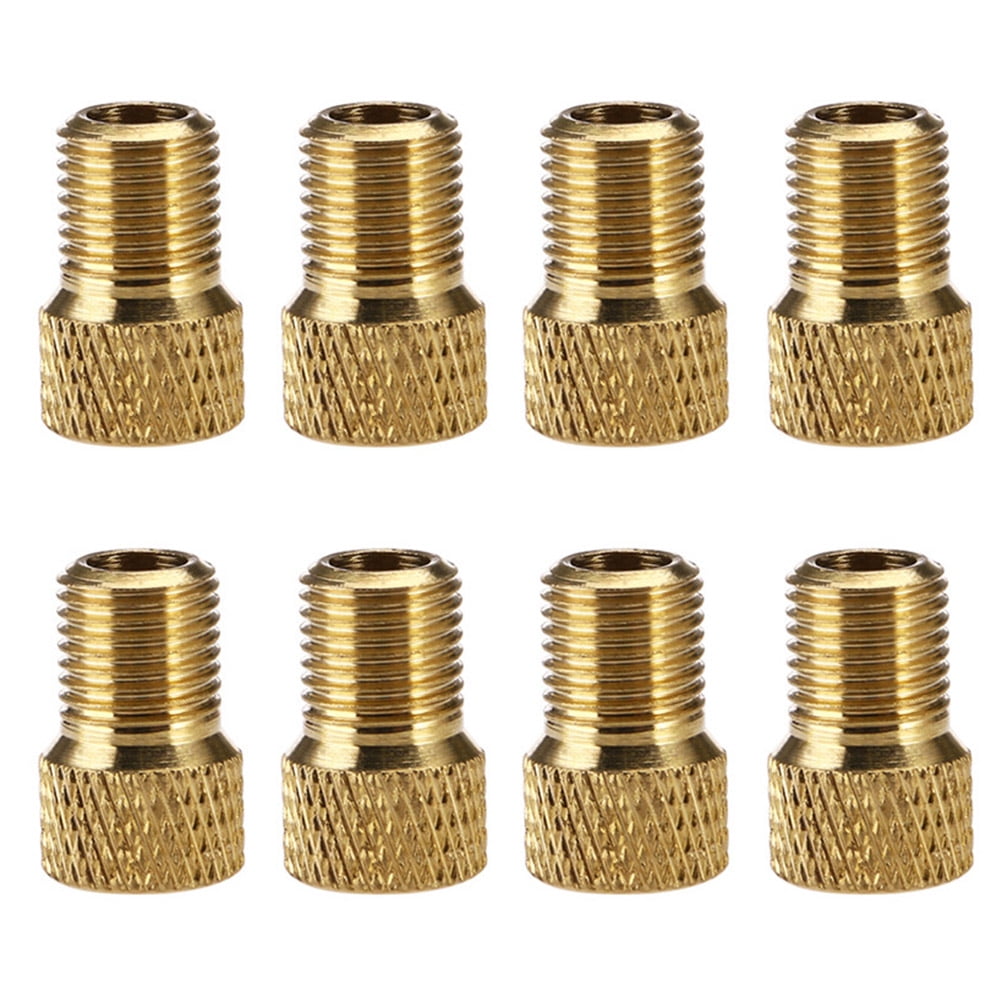 Adapter 8PCS Bike Copper Air Compressor Converter French Presta to