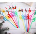 thumbnail image 4 of Pajitas DoyoDoya Christmas, 24 unidades, para fiestas infantiles, 4 of 7
