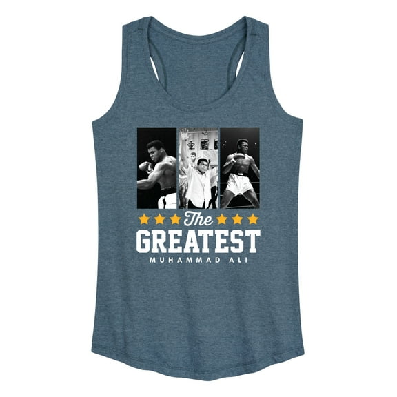 Muhammad Ali - Boxing Legend - The Greatest Champ - Women's Racerback Tank Top