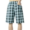 thumbnail image 4 of LELINTA New Summer Mens Swimming Trunks Swim Shorts Board Shorts With Pockets, Blue Plaid Shorts Swimwear Beachwear Underwear Swimsuit Beach Pants, Casual Quick Dry Bathing Suit Surfing, 4 of 8