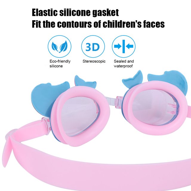 Waterproof Swimming Goggles, Underwater Glasses, Adjustable For Kids Swimming