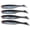 Black Back, variant on Suodoka 4PCS 2.95 inches / 75mm T Tail Soft Bait Double Colors Artificial Fishing Lures Wobbler Tackle - Pard Green