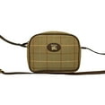 thumbnail image 1 of Pre-Owned Burberrys Nova Check Shadow Horse Logo Leather Canvas Shoulder Bag Khaki... (Good), 1 of 9