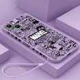 thumbnail image 1 of Marvel superhero cartoon For Apple iPhone 15 14 13 12 11 Pro Max Plus 8 7 SE Liquid Left Rope Phone Case Capa Soft Cover DMH, 1 of 7