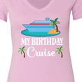 thumbnail image 4 of Inktastic Birthday Cruise Vacation Women's V-Neck T-Shirt, 4 of 5