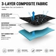 thumbnail image 5 of Waterproof Breathable Hiking Socks, 3-Layer Moisture-Wicking Crew Socks with Reinforced Heel for Trekking, Wading, Fishing & Skiing, 5 of 7