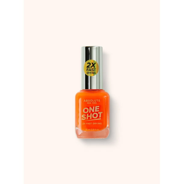 One Shot Nail Polish Neon Orange