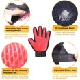 thumbnail image 3 of Pet Glove Grooming Tool Pet Hair Remover Mitt With Enhanced Five Finger Design, 3 of 5