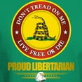 thumbnail image 4 of CafePress - (Dtom) Libertarian Dark T Shirt - Men's Classic Graphic Cotton T-Shirt, 4 of 5