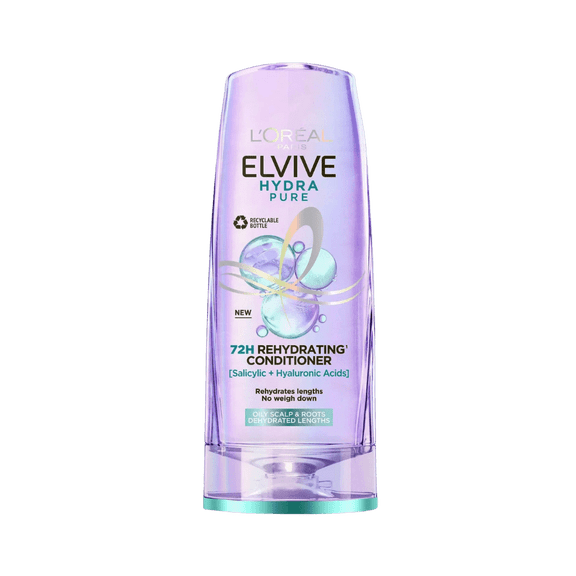 Loreal Elseve Hydra [Hyaluronic] Pure Salicylic Acid Anti-Oil Purifying Conditioner 250 ml