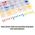 thumbnail image 4 of Mistaha 540PCS Mixed Insulated Wire Connectors Kit with Assorted Ring Fork Spade Terminal Assortment Set in Plastic Box, 4 of 7