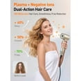 thumbnail image 5 of WHS High Speed Ionic Hair Dryer, 110000 RPM Brushless Motor, Fast Drying, Lightweight Gold with Nozzle, 5 of 9