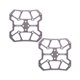 thumbnail image 1 of Greeniant Pedal de bicicleta de 2 piezas, accesorios universales de repuesto, accesorio de ciclismo profesional, pedales de bicicleta, piezas de repuesto Ciclismo Plata Greeniant OD025830-05B, 1 of 6