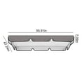 thumbnail image 3 of LSLJS Garden Waterproof Swings Replacement Canopy, Outdoor Patio Top Cover, 3 of 7