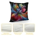 thumbnail image 4 of GOSMITH Flower Pillowcase Multicolor Colorful Pillow Covers Violet Floral Throw Pillow Covers Colorful Geometric Pillow Covers No Insert, 4 of 5