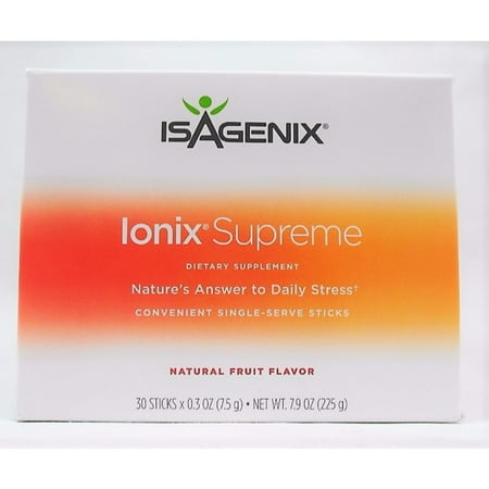 Isagenix Ionix Supreme Natural Fruit Flavor 30 Sticks 7 9 Oz
