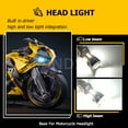 thumbnail image 6 of Ruiandsion 12V Motorbike Front Lamp DRL Fog Light Hi Low Beam P15D 10-30V White, 6 of 7