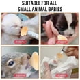 thumbnail image 3 of Silicone Material Kitten Nipples for Nursing, Reusable Kitten Syringe for Feeding,Silicone Pacifier Suitable for Kittens, Puppies and Wild Animals, 3 of 5