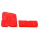 thumbnail image 2 of 4 Uds espátula alisadora removedor de sellador calafateo raspador Kit de lechada (rojo) Likrtyny Libre de BPA, 2 of 8
