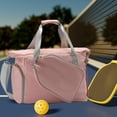 thumbnail image 6 of yotijar Pickleball Racket Bag Crossbody Bag Removable Adjustable Shoulder Strap Handbag with Zipper Gym Bag Paddle Bag Pickleball Bag Pink, 6 of 8
