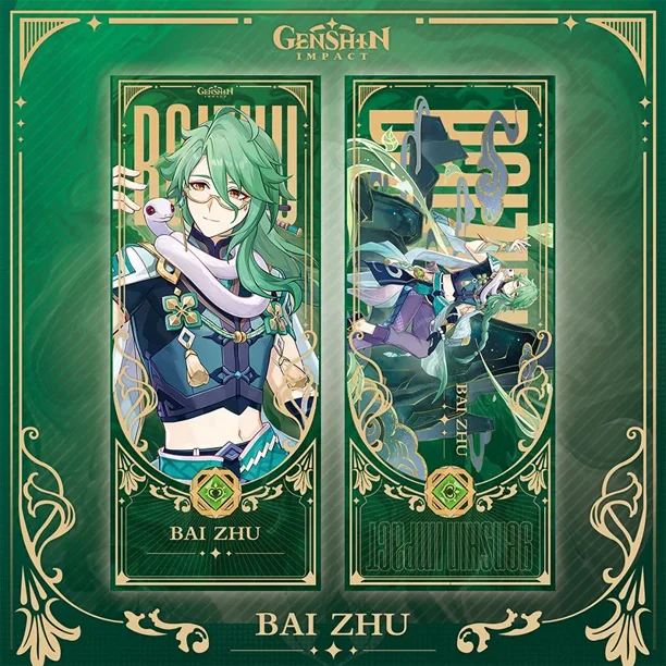 Genshin Impact juego de cartas de colección, Klee, Nahida, Alhaitham, Baizhu, accesorios de Cosplay, Anime, Tarot, tarjetas de colección, juguete de regalo