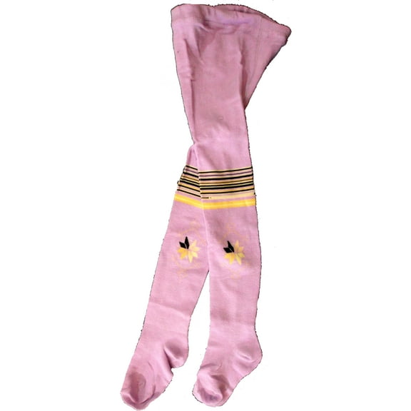 Wenchoice Girl'S Purple Stripe Flower Legging XL(7T-8T)
