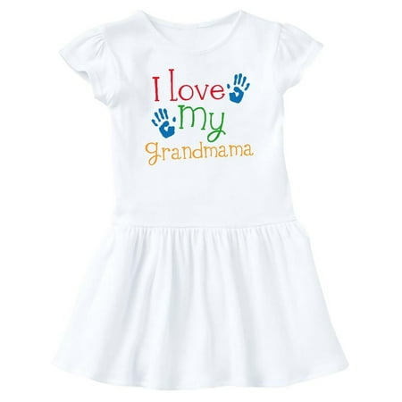 

Inktastic I Love My Grandmama Cute Grandchild Gift Baby Girl Dress