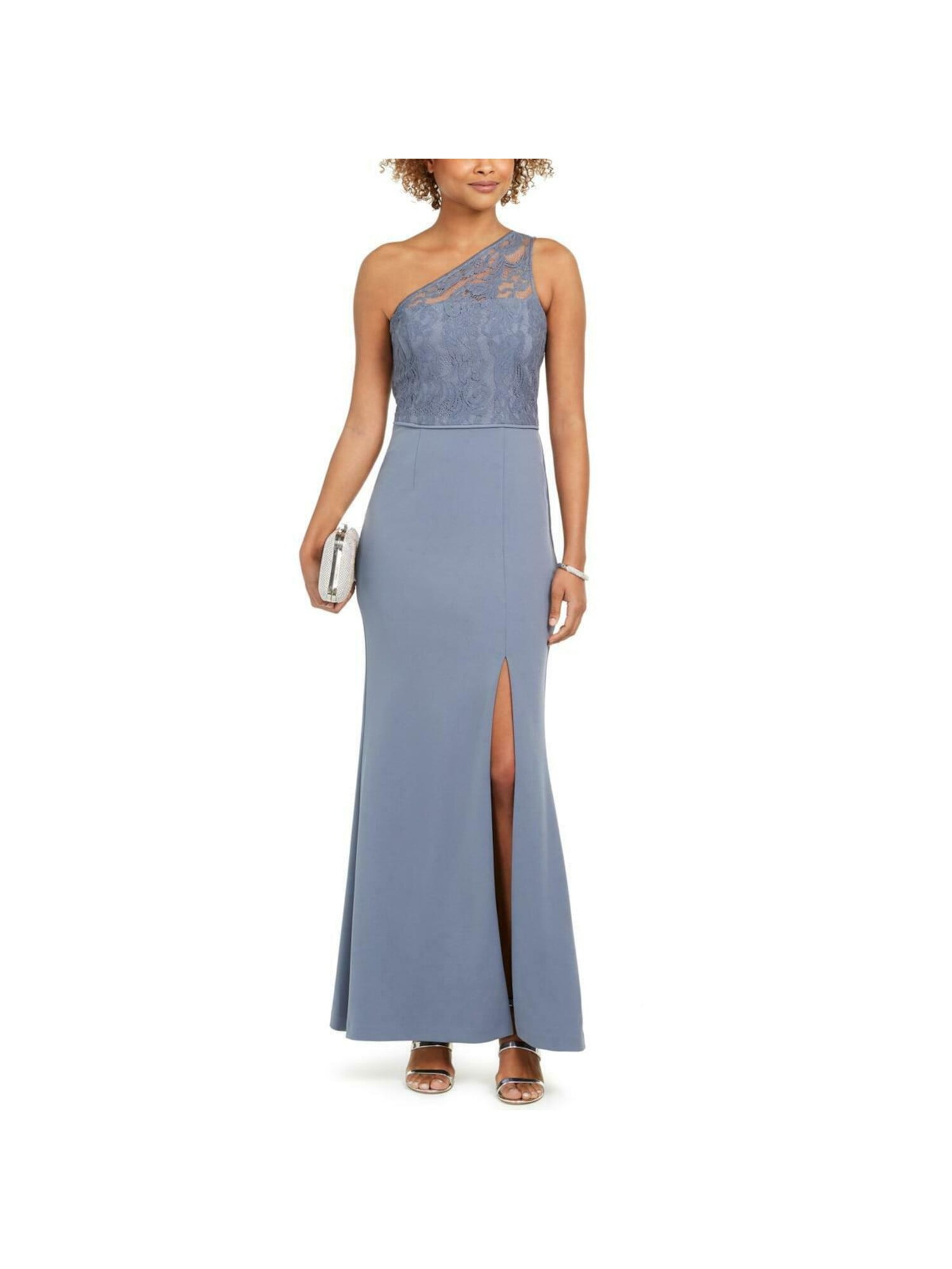 ADRIANNA PAPELL Womens Blue Full-Length 