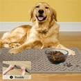 thumbnail image 4 of Diatomaceous Earth Pet Feeding Mat Splash Proof Floor Mat,Non Slip Absorbent Kitchen Rug,19.69x11.81 Inches Waterproof Easy Clean Entryway Door Mat for Indoor Outdoor Use,Home Decor Floor Protector, 4 of 7